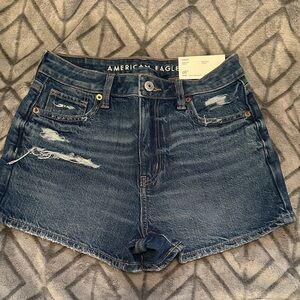 American Eagle Outfitters Dark Blue Jean Shorts
